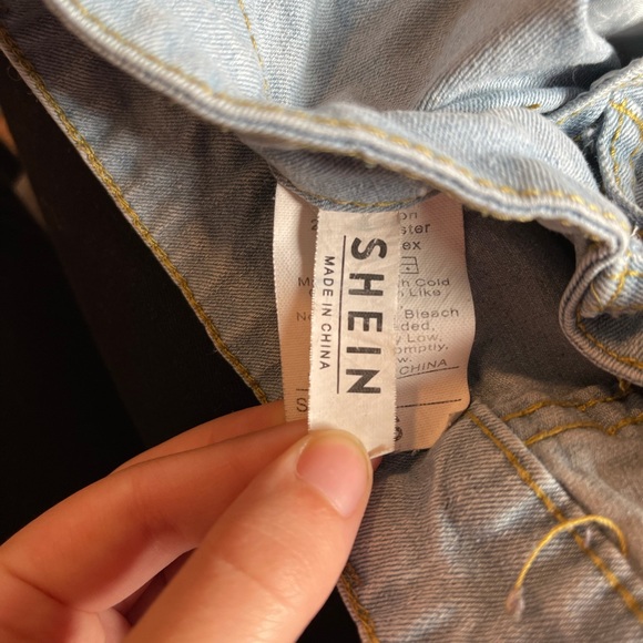 SHEIN High Waist Ripped Skinny Jeans - Picture 6 of 7